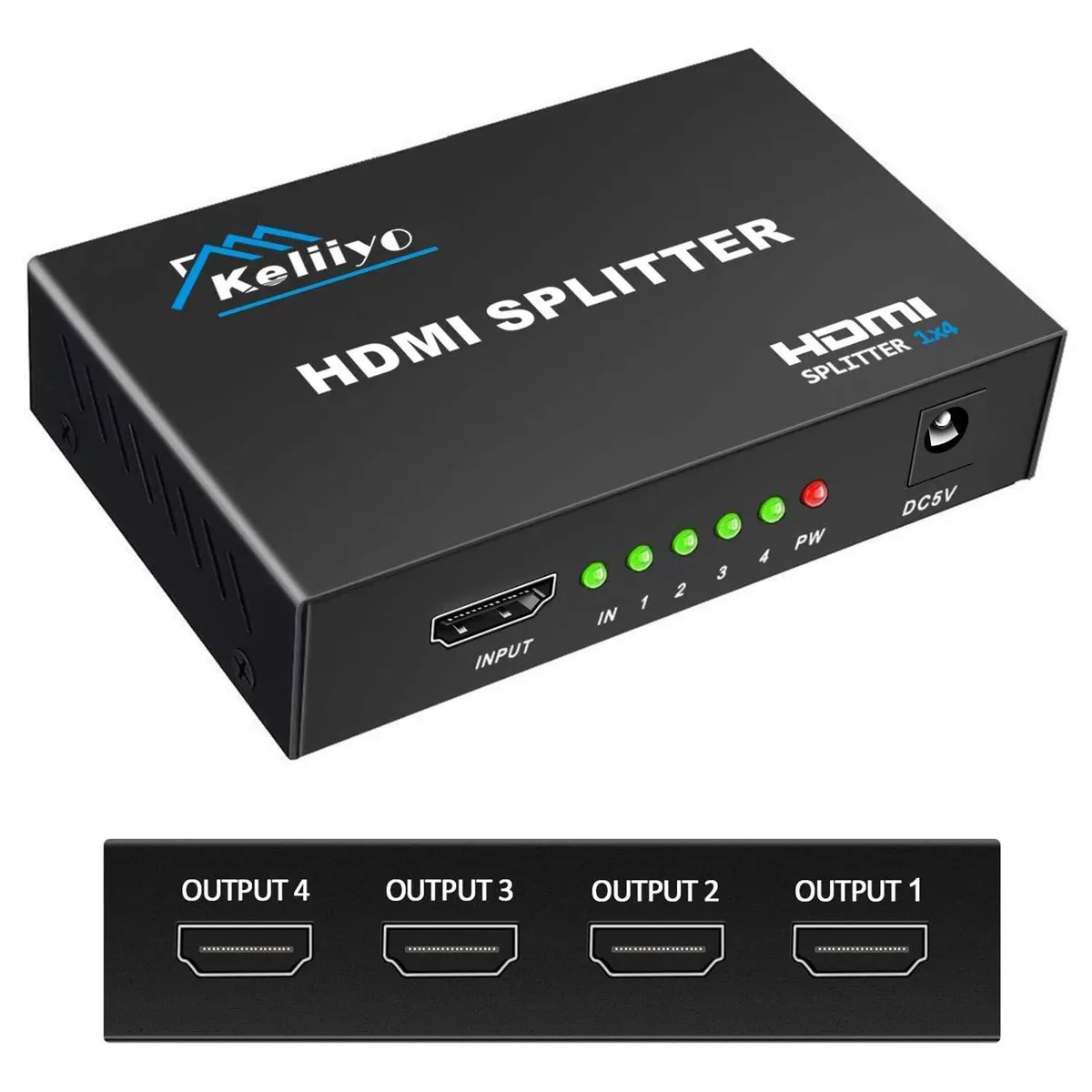 BYTECC 43222-45003 HDMI Splitter 1x4 V1.4b Powered — product photo