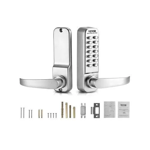 VEVOR VEVOR Mechanical Keyless Door Lock 14 Key Stainless Steel 35-65 mm — product photo