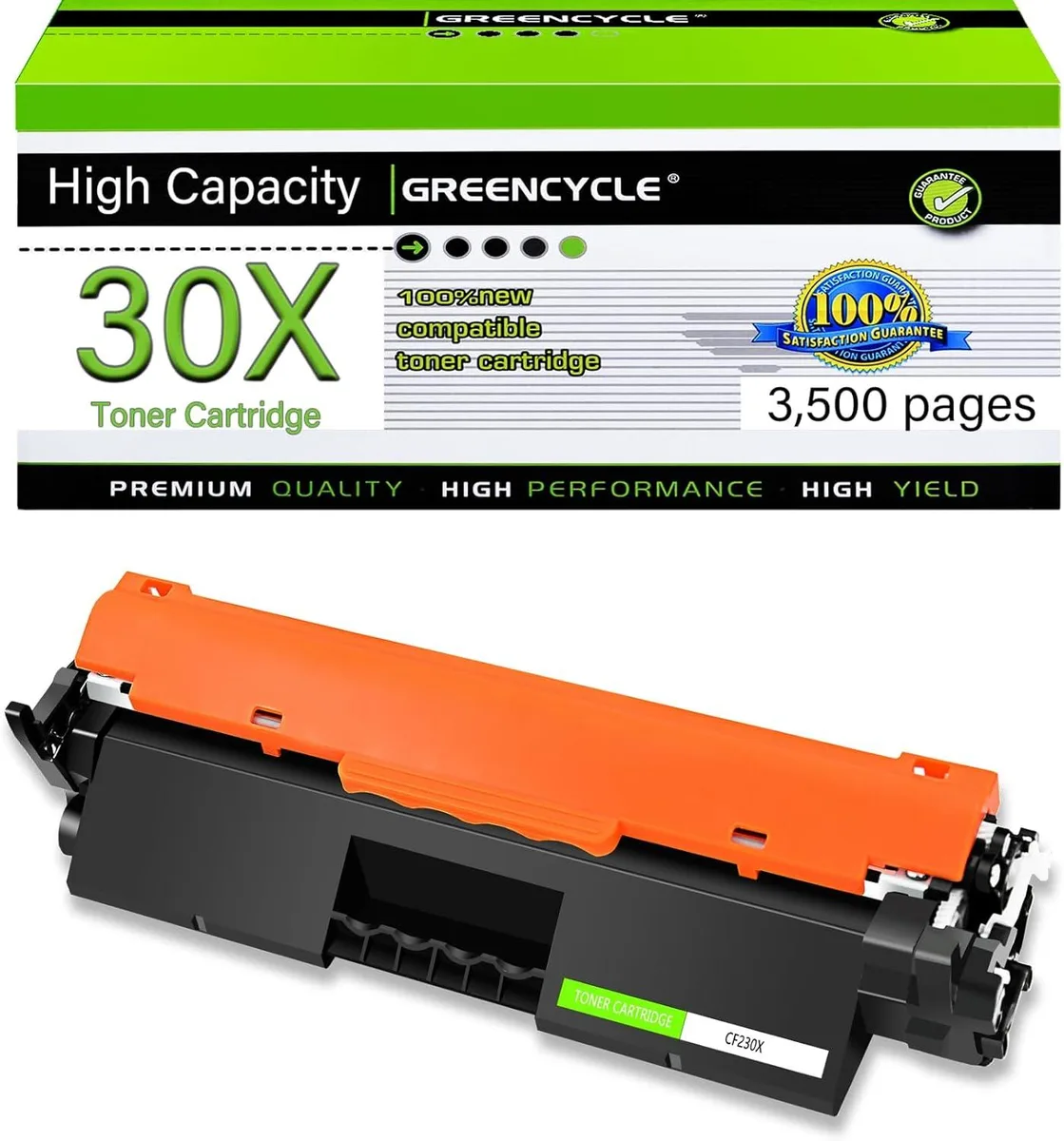 GREENCYCLE GREENCYCLE CF230X Compatible Toner Cartridge 3500 pages Black — product photo