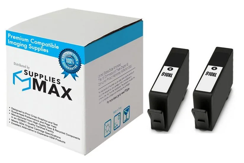 SuppliesMax SuppliesMax HP 3JB42BN Black Inkjet Cartridge 2-Pack 825 Pages — product photo
