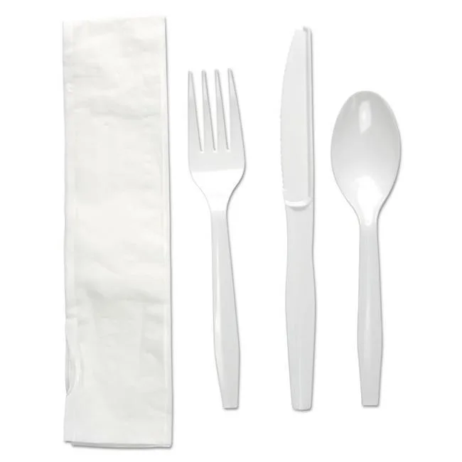 Boardwalk Boardwalk FKTNMWPSBLA Cutlery Kit Black 250 Carton — product photo