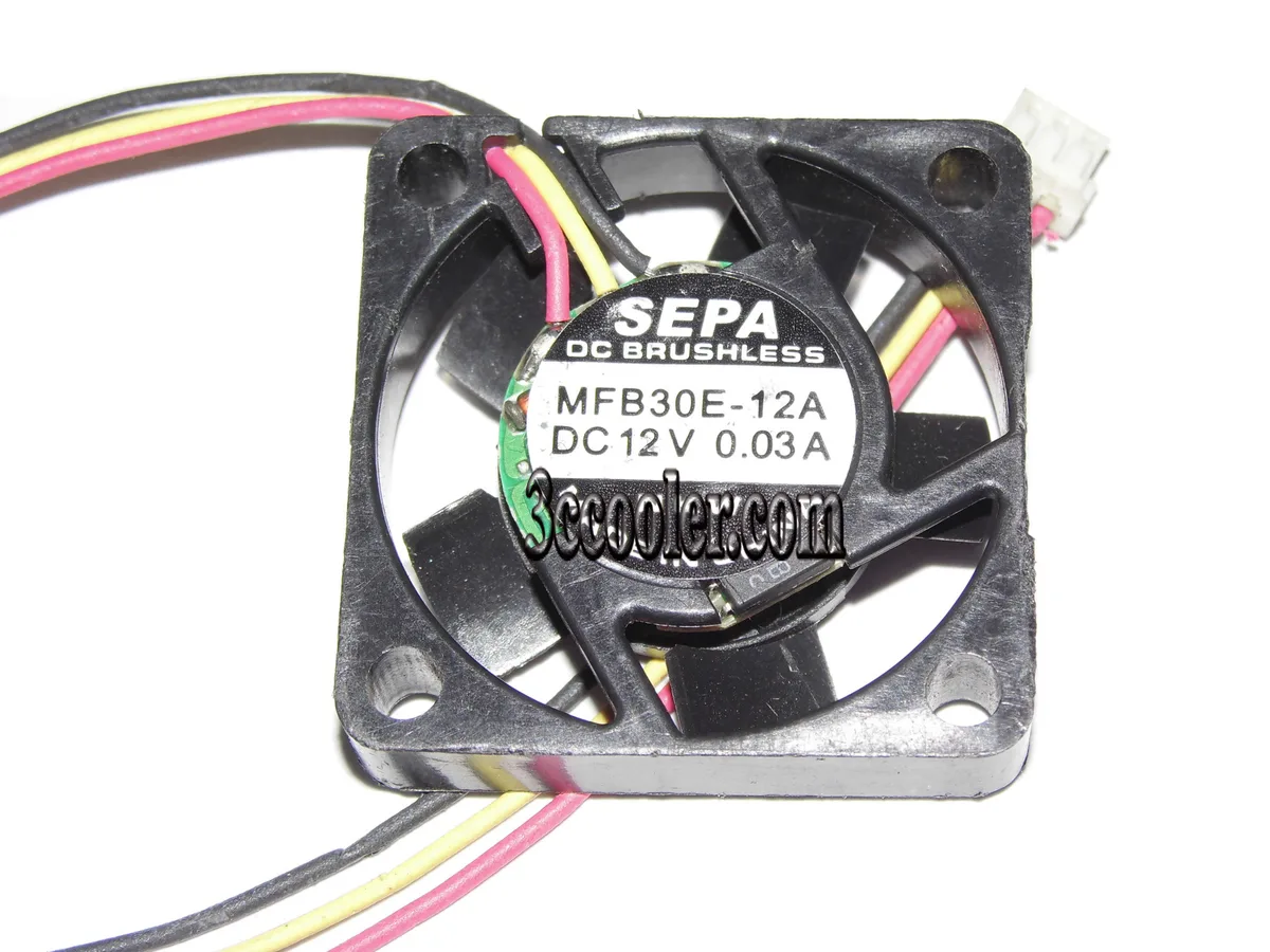OEM Industries OEM Industries MFB30E-12A 30mm 12V 0.03A 3 Pin Fan — product photo