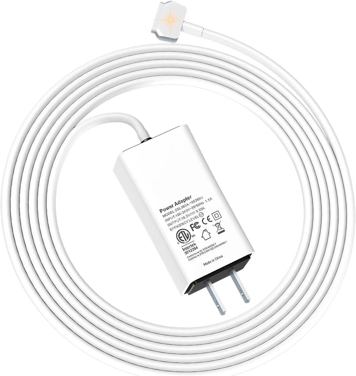 FORIDA FORIDA 60W Magnetic T-Tip AC Adapter for MacBook Pro 13 Retina Late 2012 MacBook Air — product photo