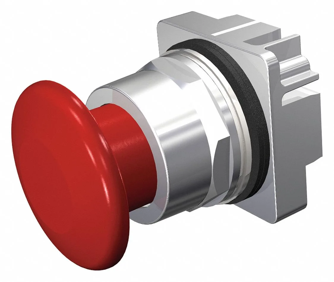 SIEMENS SIEMENS 52PM9W2 30 mm Red Mushroom Head Push Button — product photo