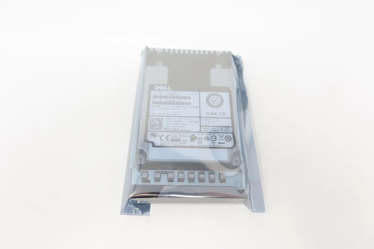 DELL DELL PX05SRB384Y XCRDV 3.84TB 12Gb/s SAS SSD 2.5" internal hard drive — product photo