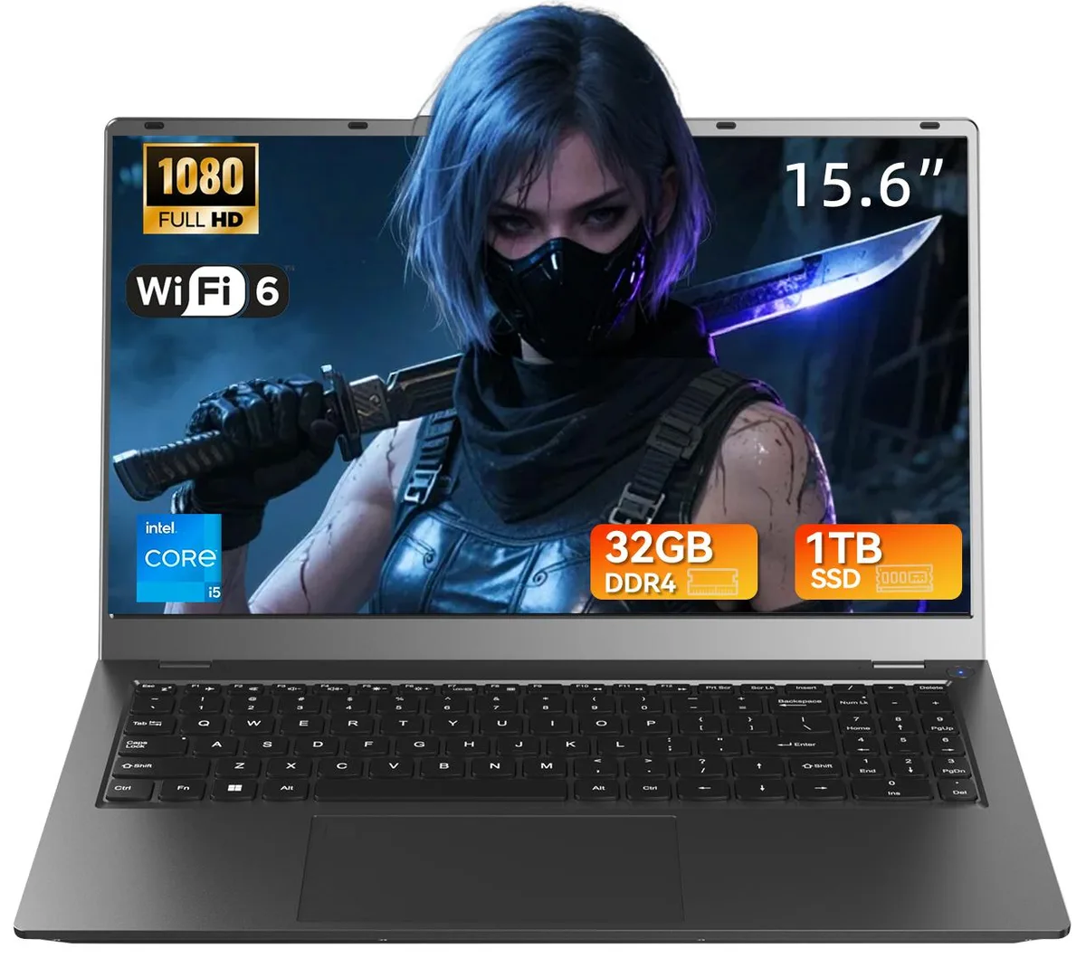 BRENUC BRENUC NS2152UC-RTT gaming laptop 15.6" 32GB 1TB — product photo