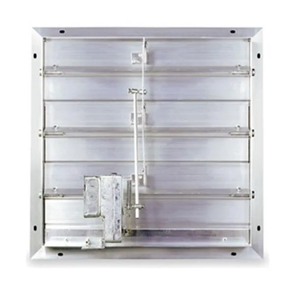 Dayton Dayton 4C561 Motorized Damper 23 in Square Aluminium — product photo