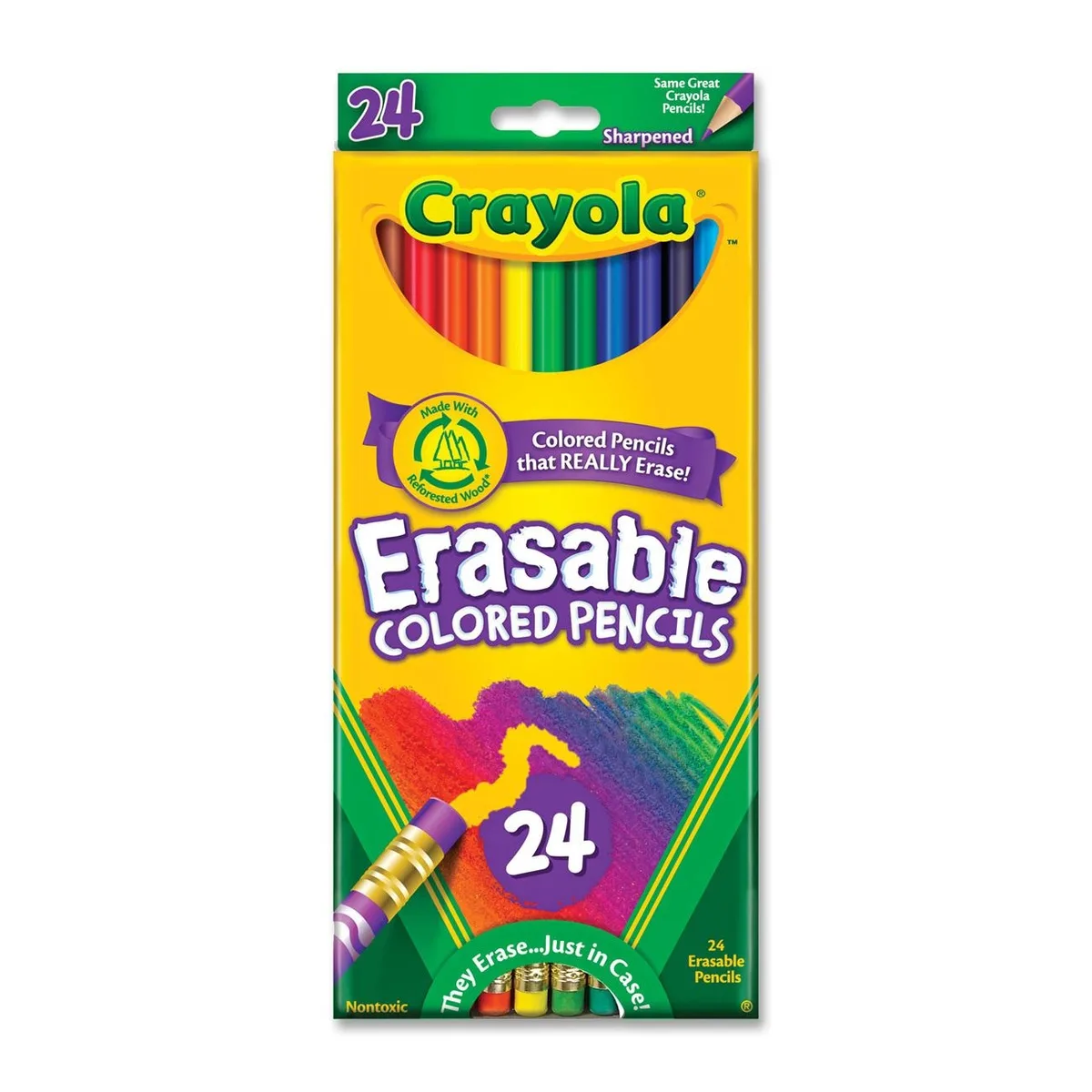 Crayola Crayola 682424 Erasable Colored Pencils 3.3 mm 24 Set — product photo