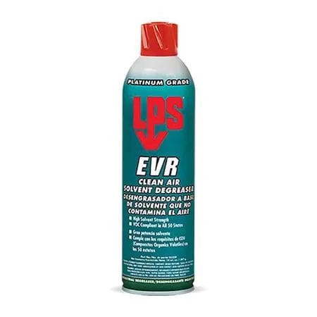 Blue and white 14 oz aerosol can with red cap