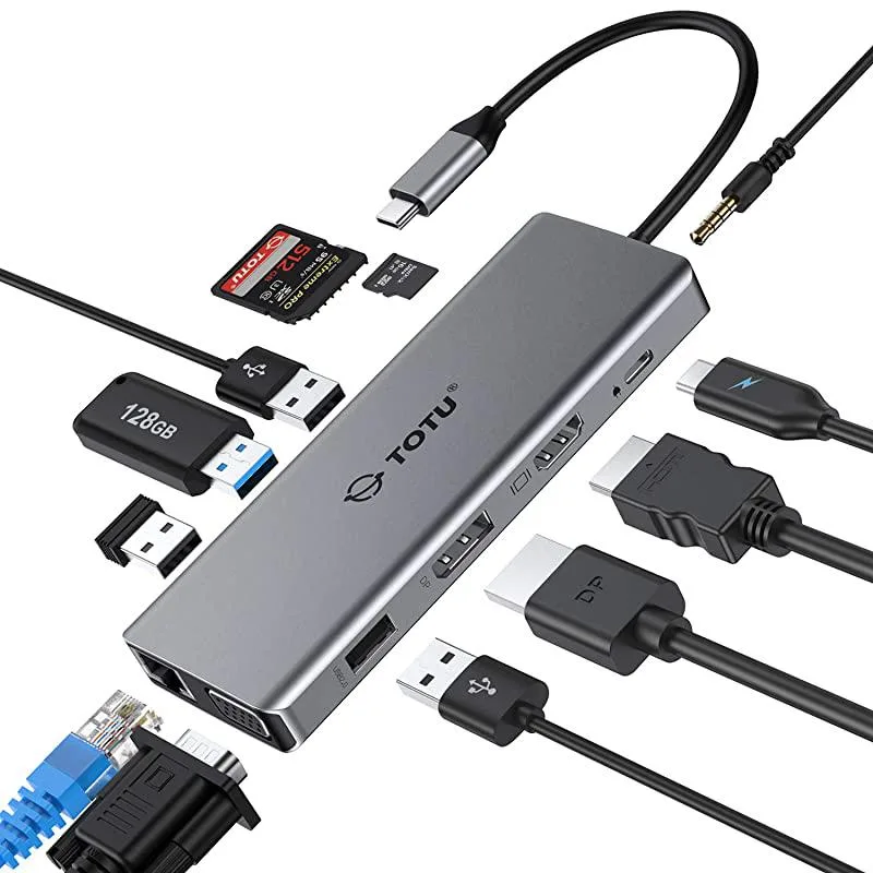 Mark of Style by Mark Zunino Mark of Style by Mark Zunino 13 in 1 USB-C Triple Display Docking Station — product photo