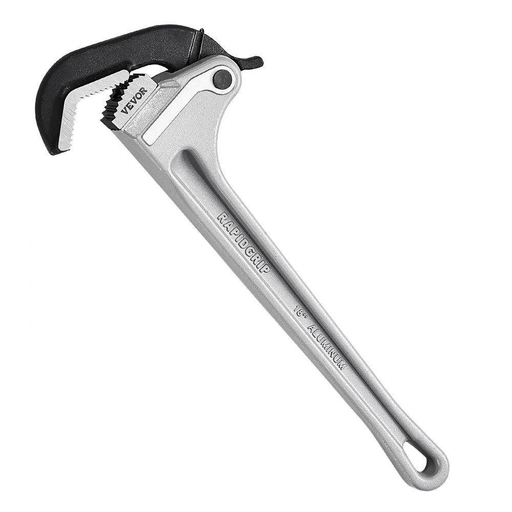 VEVOR VEVOR 18" Aluminum Pipe Wrench Auto Jaw 3.5" Capacity — product photo