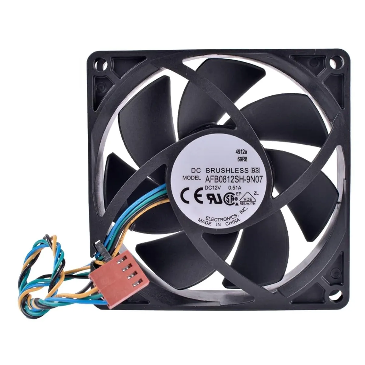 Vszerda Vszerda AFB0812SH 80mm case fan 12V 0.51A 1000-4500RPM 4-pin PWM — product photo