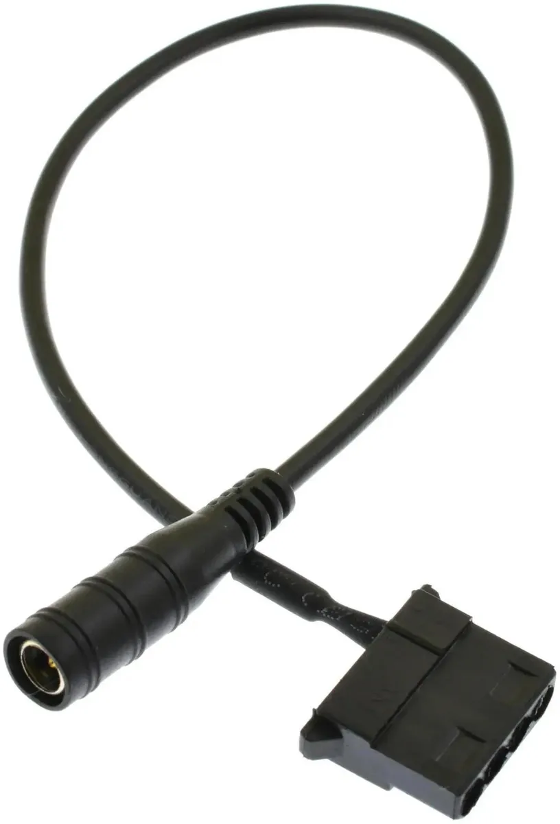 SMUGDESK SMUGDESK DC Power Plug to Molex 4-Pin Fan Adapter Cable 11.8inch — product photo