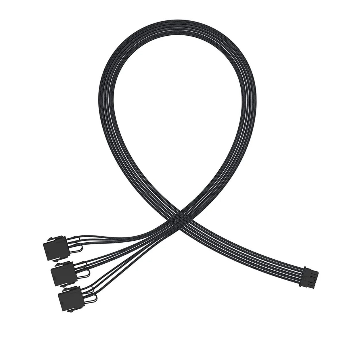 FormulaMod FormulaMod 12VHPWR 16-pin to 3× PCIe 8-pin 300 mm Black — product photo