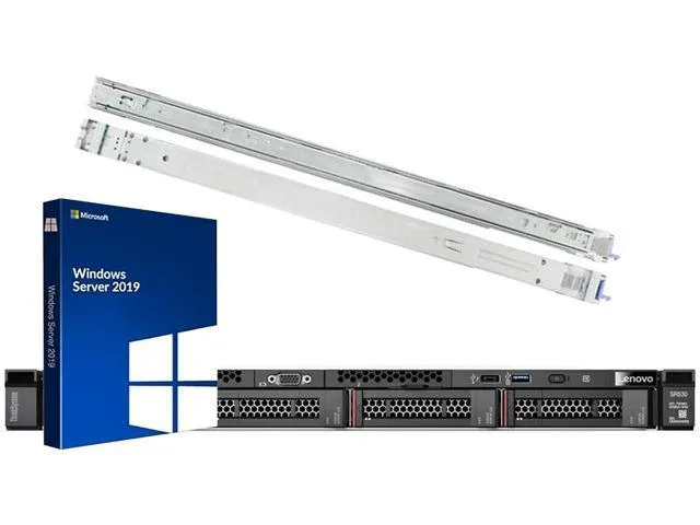 Lenovo Lenovo ThinkSystem SR530 Rack Server 2x Xeon Silver 4110 32GB DDR4 Rail Kit — product photo