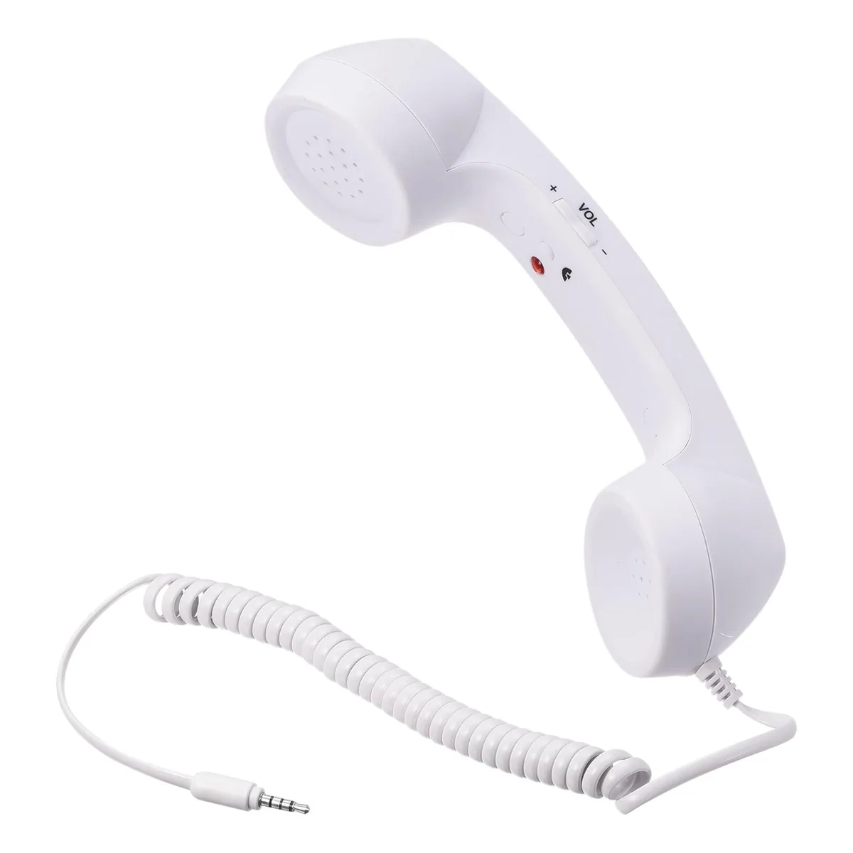 Unique-Bargains Unique-Bargains 3.5mm Retro Handset White — product photo
