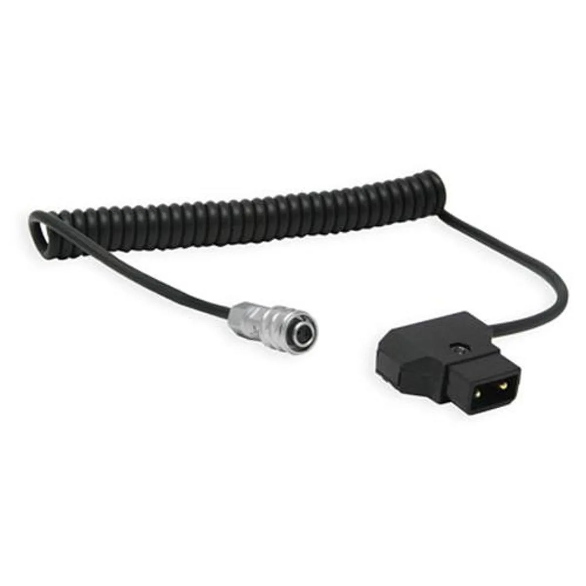 SWITRONIX, INC SWITRONIX, INC Coiled D-Tap to 2-Pin Cable for Blackmagic Pocket 4K Camera, 18" to 48 — product photo