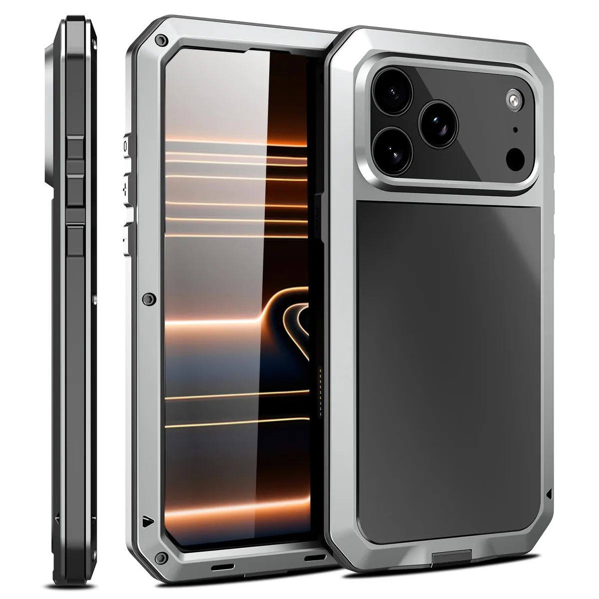 SZYG SZYG Aluminum Case for iPhone 17 Pro Max 6.9 inch 2025 Silver — product photo