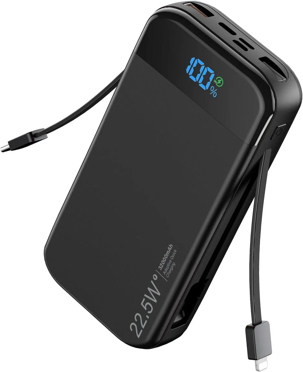 WOOJONG WOOJONG 32000mAh power bank 22.5W Black — product photo