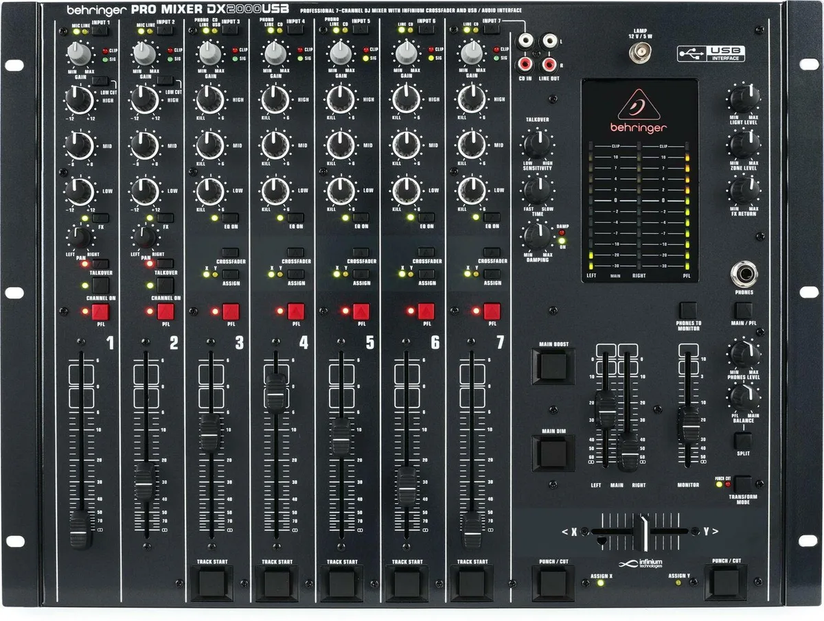 Behringer Behringer DX2000USB 7-channel DJ mixer — product photo