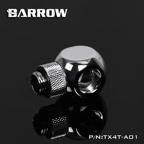 Barrow Mods Barrow Mods TX4T-A01-Silver G1/4" 4-Way Rotary Splitter Fitting Silver — product photo