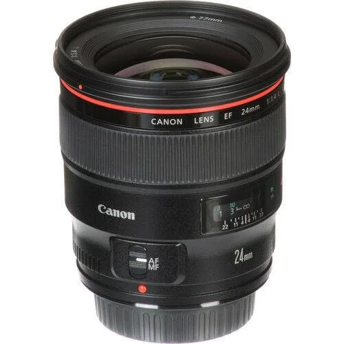 Canon Canon EF 24mm f/1.4L II USM camera lens — product photo