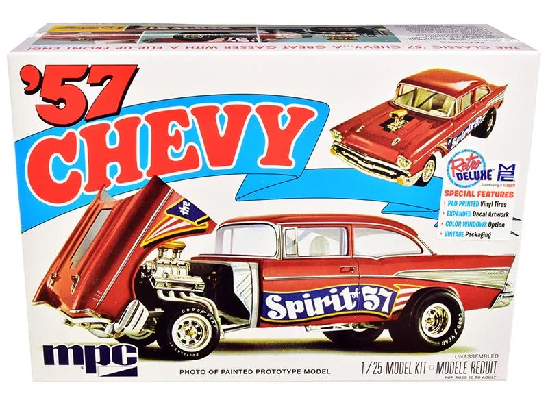 Mpc Mpc 1957 Chevrolet Gasser Flip Nose Spirit of 57 1/25 Scale Model Kit MPC904 — product photo