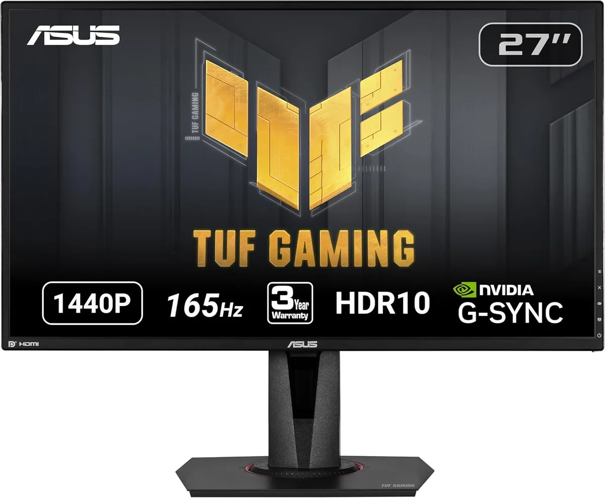 ASUS ASUS TUF VG27AQ 27" QHD 165Hz IPS gaming monitor — product photo