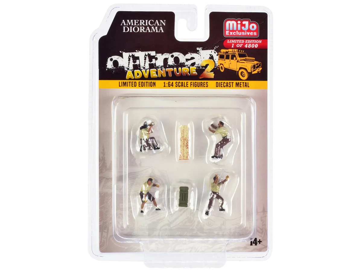 American Diorama American Diorama "Off-Road Adventure 2" 6-piece Diecast Set 4800 Limited Edition 1/64 Scale — product photo