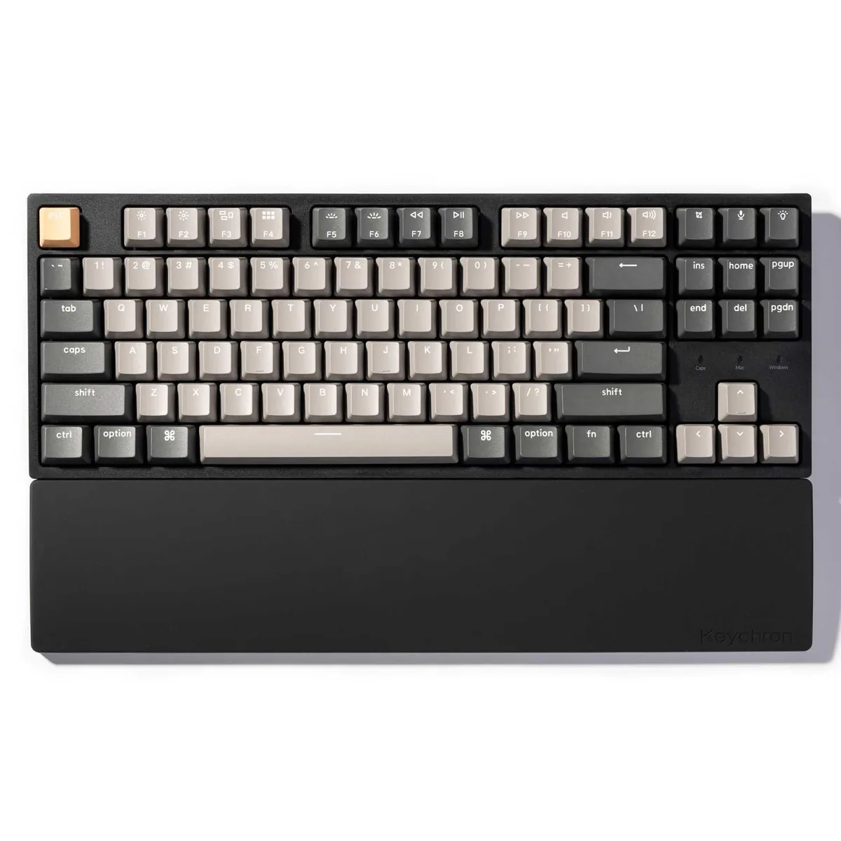  Keychron PR45 14.09" Silicone Wrist Rest TKL Black — product photo