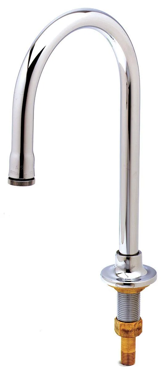 T&amp;S Brass T&amp;S Brass B-0520 Rigid Dummy Gooseneck 1/2 In Brass bath hardware — product photo