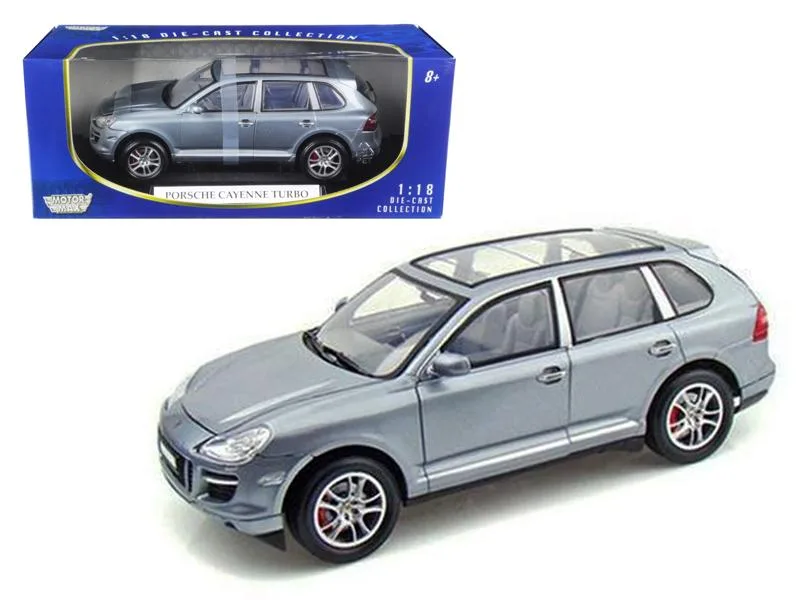 MOTORMAX MOTORMAX 2008 Porsche Cayenne Turbo Silver 1/18 Diecast Vehicle — product photo