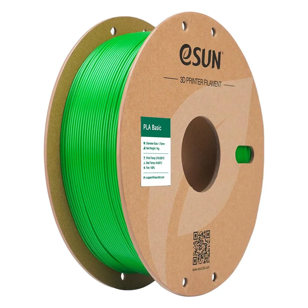 eSUN eSUN PLA Basic Filament 1.75mm 1KG Green 3d printers accessory — product photo