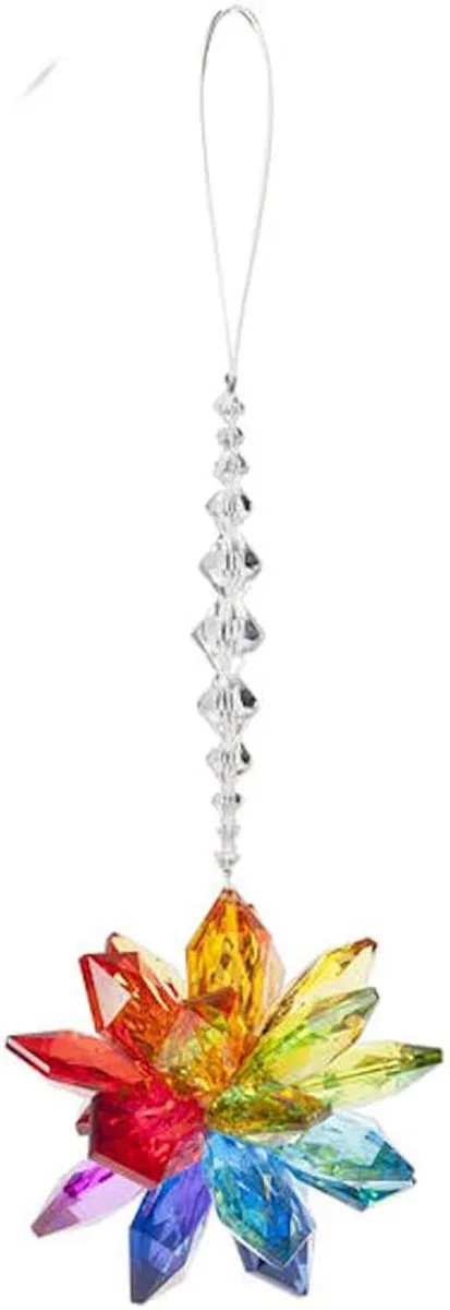 Ganz Ganz Crystal Expressions Rainbow Starburst Ornament 247 7 — product photo
