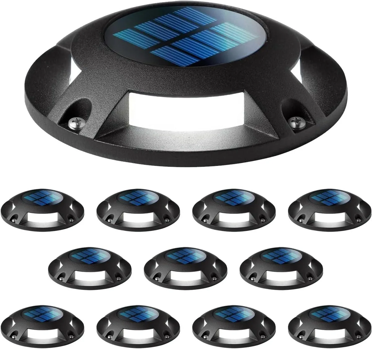Home Zone Security Home Zone Security ELJ7965V 12-pack 20 lumen solar deck lights — product photo