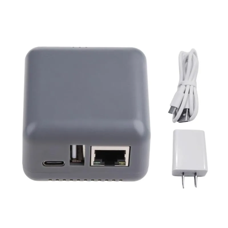 YINGHUA YINGHUA NP330 network print server USB 2.0 100MB LAN grey — product photo