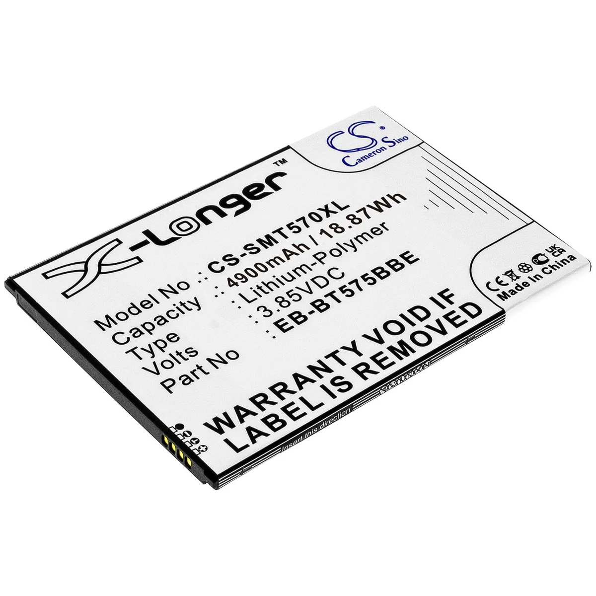 Cameron &amp; Co Cameron &amp; Co DS-CS-SMT570XL battery 4.9 Ah black — product photo