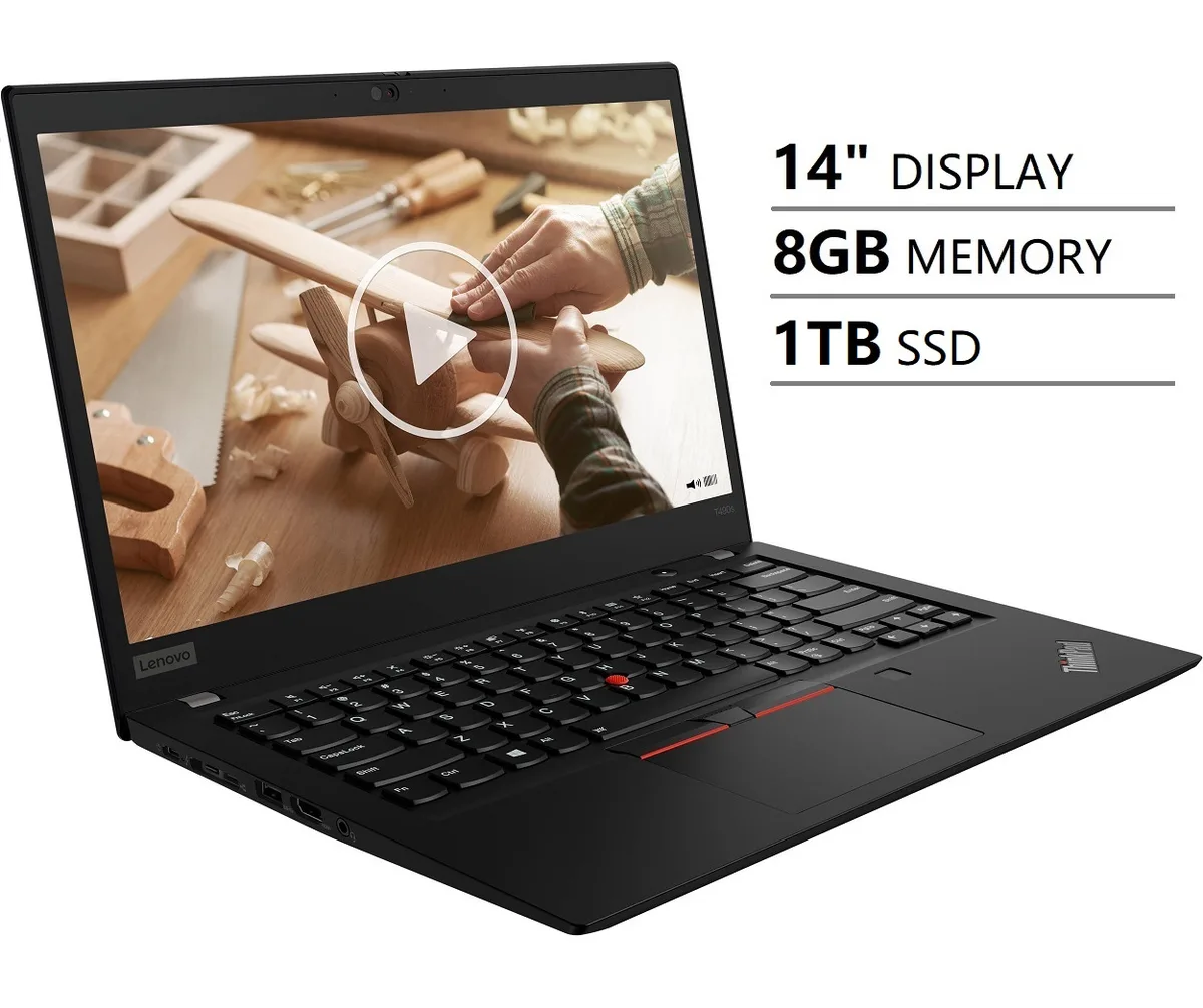 Lenovo Lenovo ThinkPad T490s laptop i7-8565U 8GB 1TB 14 FHD — product photo