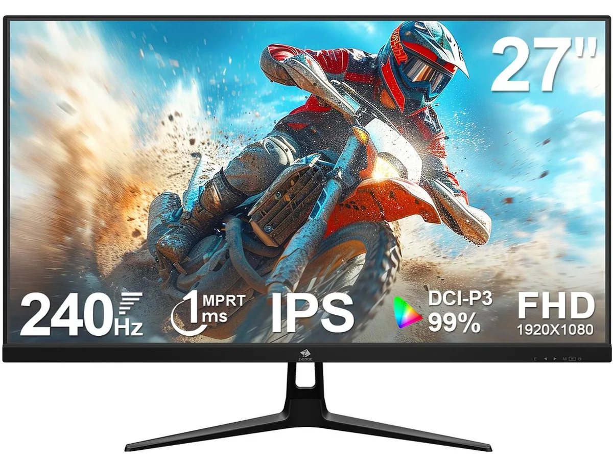 Z-EDGE Z-EDGE NEUG27PJ 27" 240Hz 1ms IPS gaming monitor — product photo