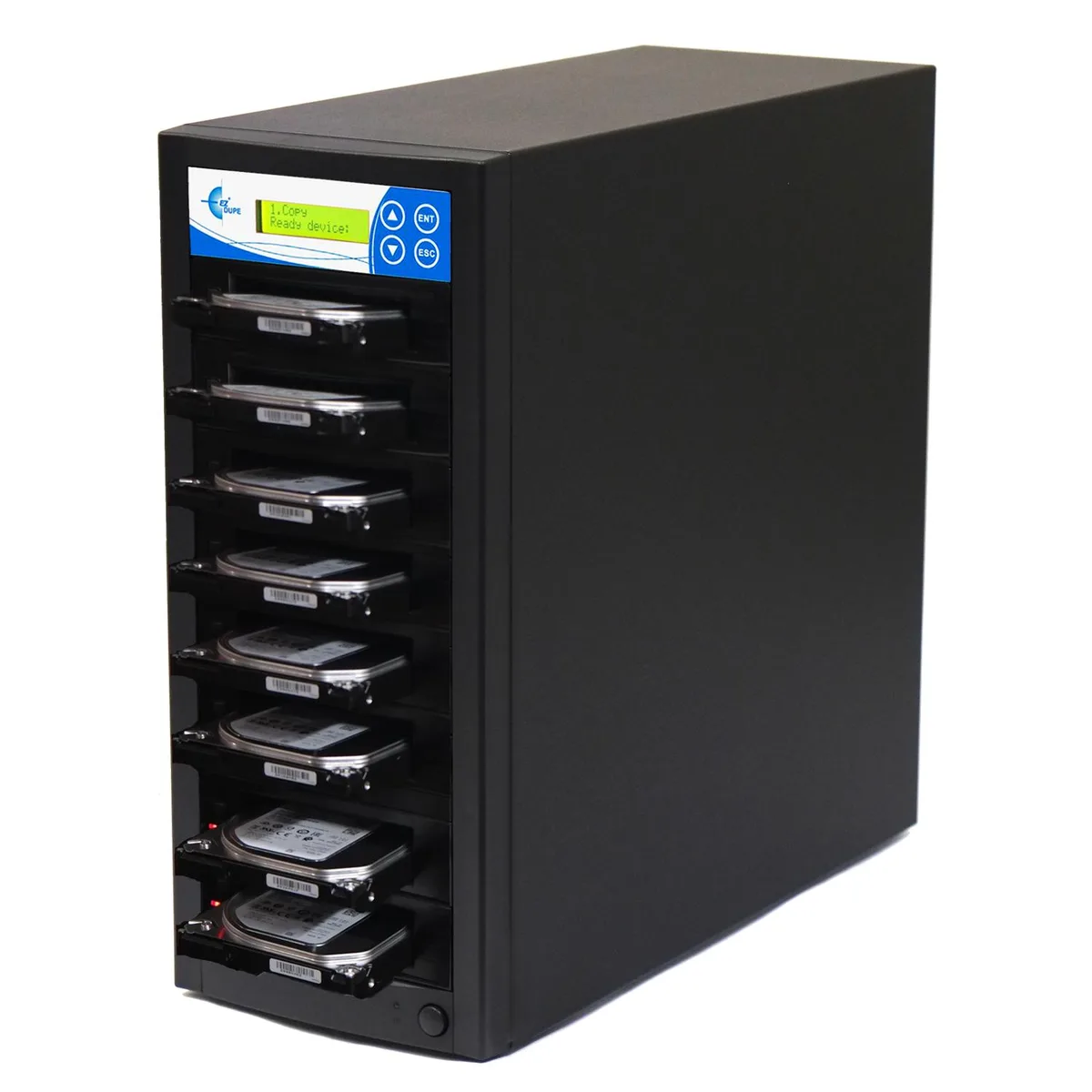 EZ Dupe, Inc. EZ Dupe 1-to-7 SATA duplicator 600MB/s 36GB/min H07PROHSATB — product photo