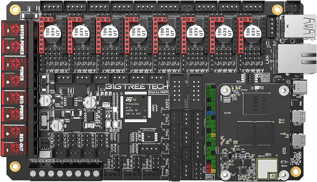 WaveShare WaveShare BIGTREETECH Manta M8P V1.0 32Bit development board — product photo