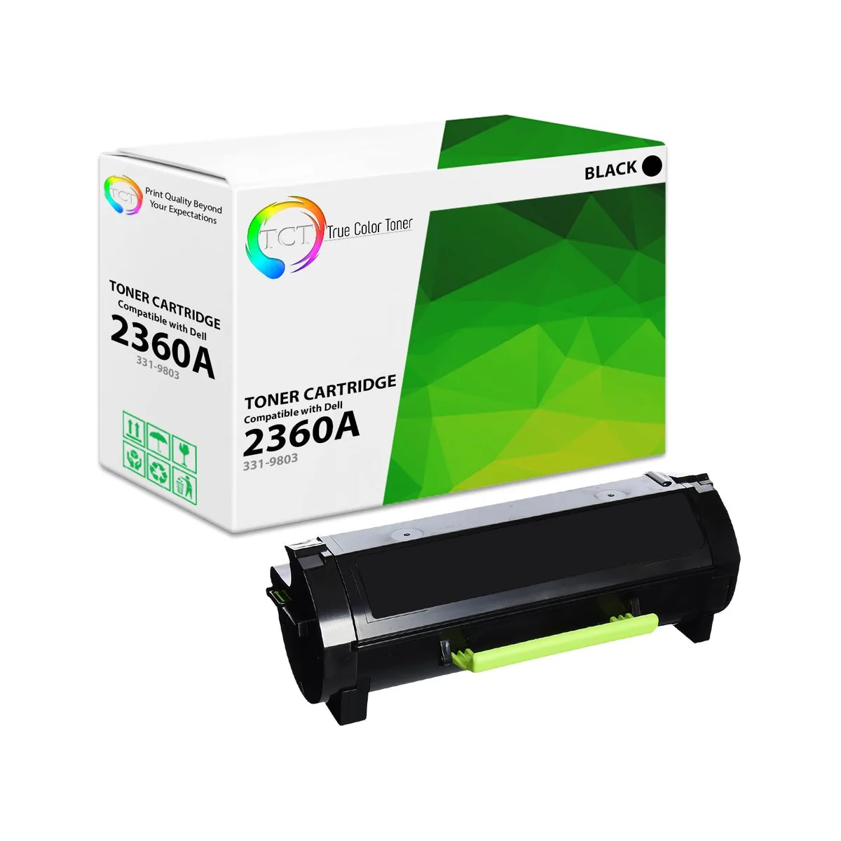 True Color Toner True Color Toner 2360A Toner Cartridge Black 2500 Pages 331-9803 — product photo