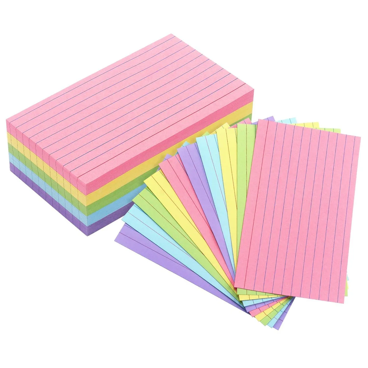  Avery TK710-01 Index Cards 3 x 5 in 200 Pack 5 Colors — product photo