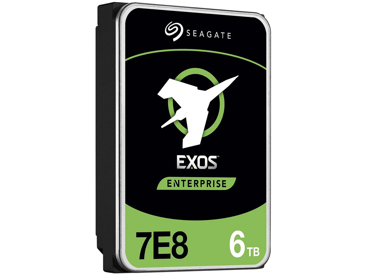 Seagate Seagate Exos 7E8 ST6000NM029A 6TB SAS 12Gb/s 7200 RPM 256MB cache 3.5" internal hard drive — product photo