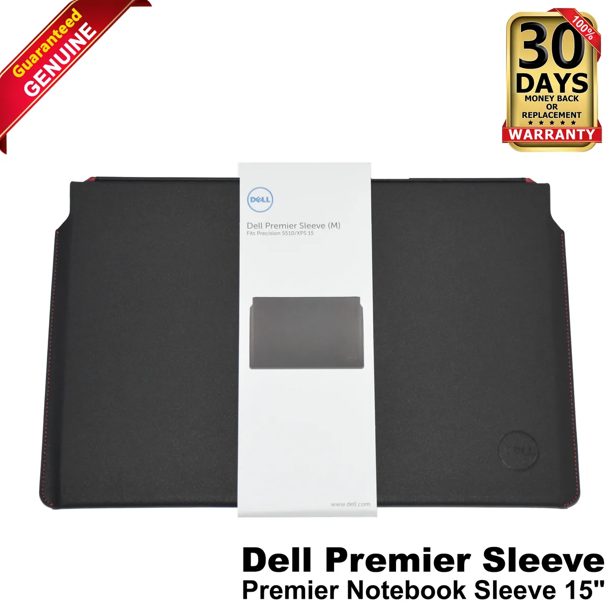 DELL DELL Premier XPS Precision 15 Laptop Sleeve D48TY Black 15 inch — product photo