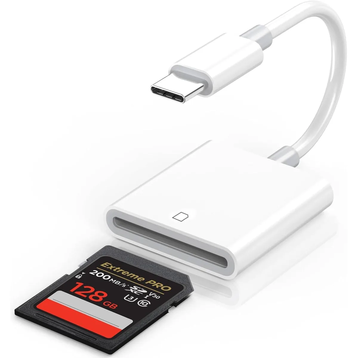 MTIQHS One Slot SD USB-C Reader — product photo