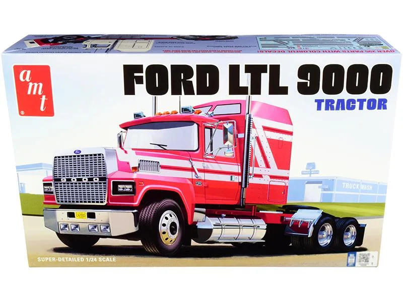 AMT AMT 1238 Ford LTL 9000 Semi Tractor 1/24 Scale Model Kit — product photo