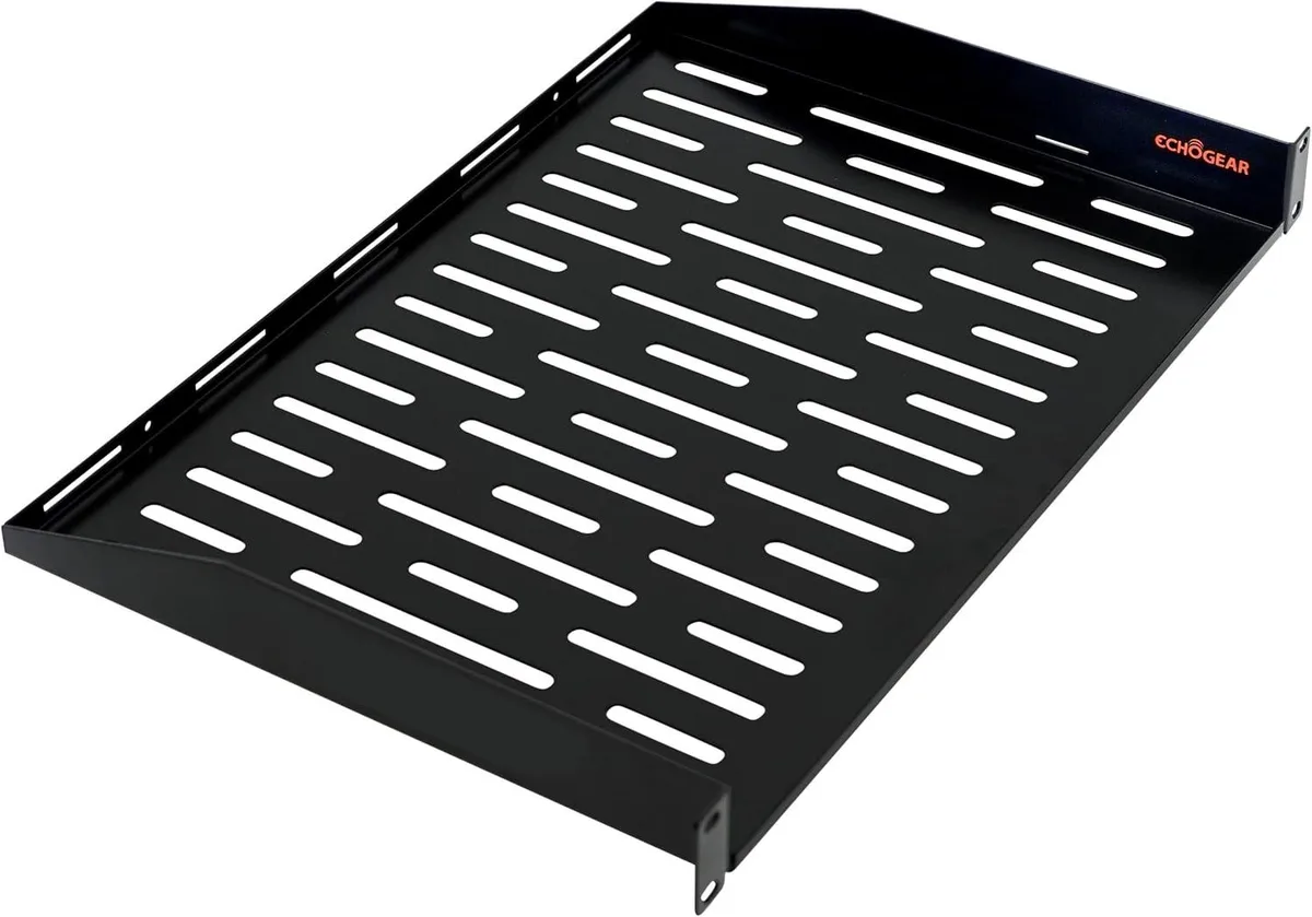 TAURKENAM TAURKENAM 1U Server Rack Shelf 12" Deep 25 lbs — product photo