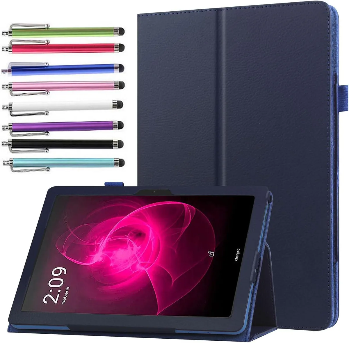 anicestore anicestore folio case for T-Mobile Revvl Tab 5G 10.36" 2023 Navy Blue — product photo