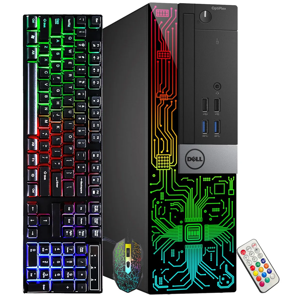 DELL DELL OptiPlex 5060 RGB Gaming Desktop PC i5-8500 32GB 1TB GT 730 — product photo